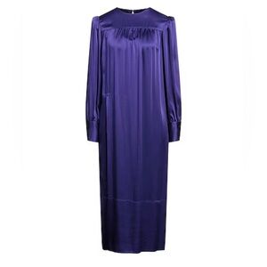 Erica Cavallini purple Women’s Satin Midi Dress
